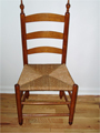 Antique chairs - dining room, high chairs, windsor, ladderback and more.